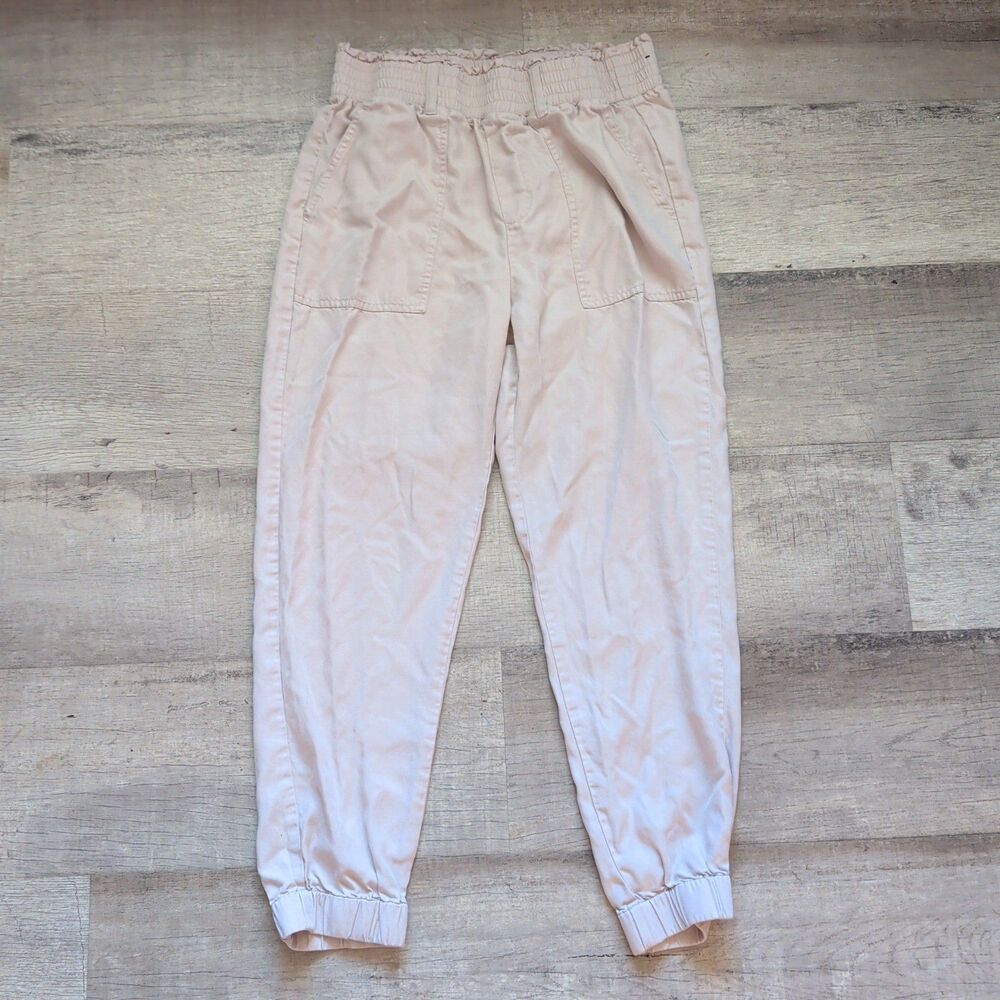 Abercrombie & Fitch Women's Beige Jogger Pants Size S Elastic Waist
